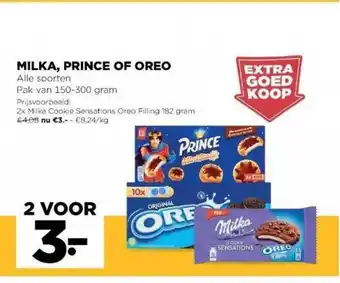 Jumbo Milka, Prince Of Oreo 150-300 gram aanbieding