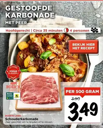 Vomar Voordeelmarkt Schouderkarbonade aanbieding