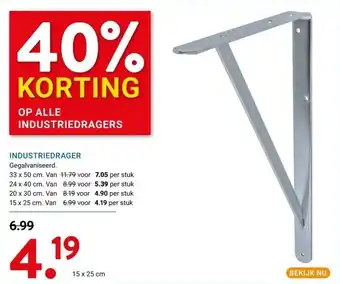 Kluswijs INDUSTRIEDRAGER aanbieding