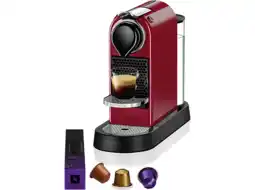 MediaMarkt Krups nespresso citiz xn7415 rood aanbieding