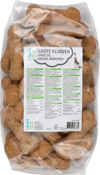 Intratuin Intratuin hondenkoekjes grote kluiven 1 kg aanbieding