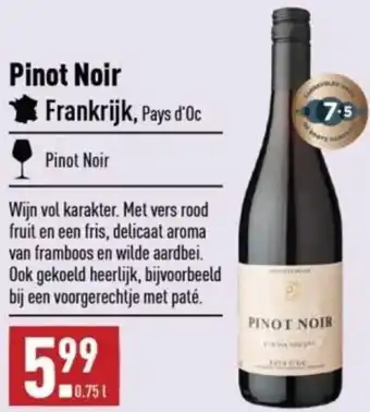 ALDI Pinot noir frankrijk, pays d'oc aanbieding