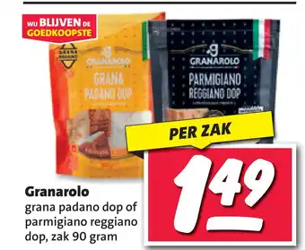 Nettorama Granarolo grana padano dop of parmigiano reggiano aanbieding