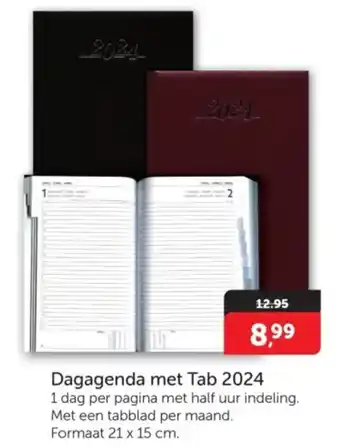 Boekenvoordeel Dagagenda met tab 2024 aanbieding