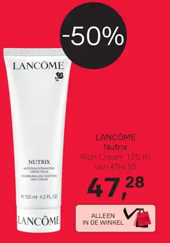 Pour Vous LANCÔME Nutrix 125ml aanbieding