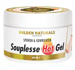 De Online Drogist Golden naturals souplesse hotgel 200ml aanbieding