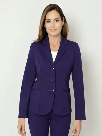 Klingel Jersey blazer van stretchmateriaal paola aubergine aanbieding