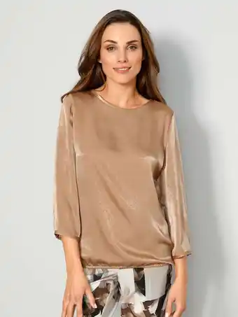 Klingel Blouse met stijlvolle glans mona bronskleur aanbieding