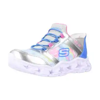 Spartoo Skechers lage sneakers slip-ins galaxy lights aanbieding