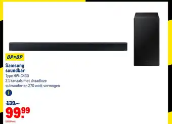 Makro Samsung soundbar Type HW-C430 aanbieding