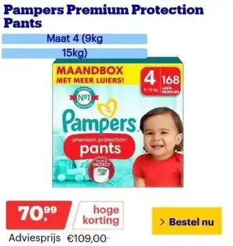 Bol.com Pampers Premium Protection Pants aanbieding