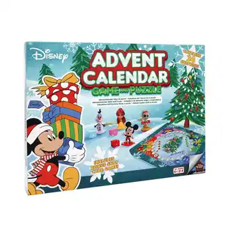 Amazon Disney adventskalender met mini-figuren, puzzel & bordspel (3-in-1) aanbieding