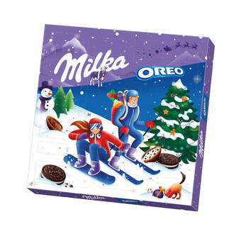 Bol.com Milka oreo adventskalender 2023 met chocolade oreo koekjes aanbieding