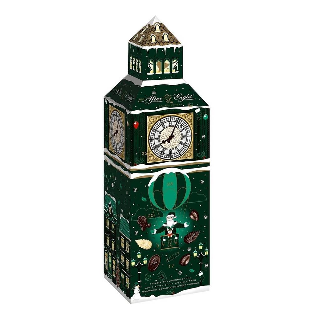 After eight chocolade adventskalender big ben 3d toren aanbieding