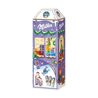 Bol.com Milka adventskalender toren 2023 aanbieding