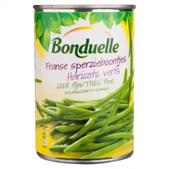 Dekamarkt Bonduelle sperzieboontjes frans aanbieding