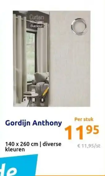 Action Gordijn Anthony aanbieding