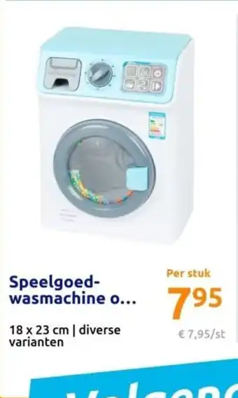 Action Speelgoed-wasmachine aanbieding