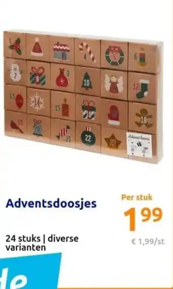 Action Adventsdoosjes aanbieding