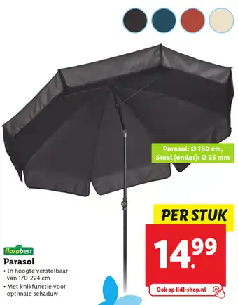 Lidl Florabest Parasol aanbieding