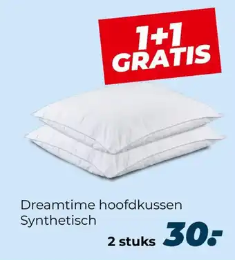 Beddenreus Dreamtime hoofdkussen Synthetisch aanbieding