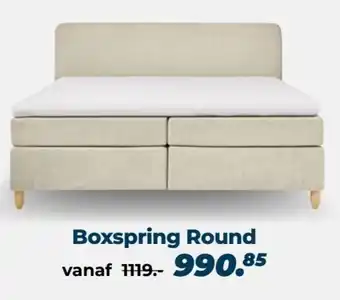 Beddenreus Boxspring Round aanbieding