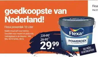 Inter Chalet Flexa powerdek 10 Liter aanbieding