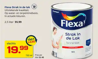 Kluswijs Flexa Strak in de lak 750ml aanbieding