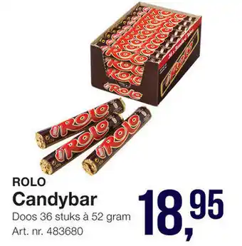 Bidfood Rolo Candybar 52 gram aanbieding