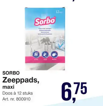 Bidfood Sorbo Zeeppads, maxi aanbieding