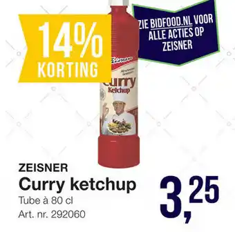 Bidfood Zeisner Curry ketchup aanbieding