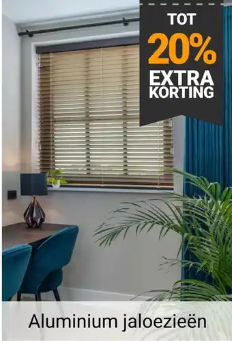 Raamdecoratie.com Aluminium jaloezieën aanbieding