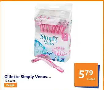 Action Gillette Simply Venus... aanbieding