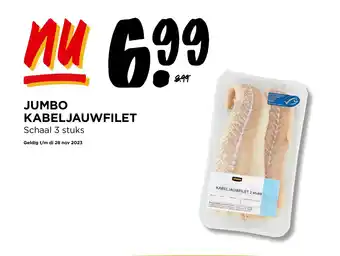 Jumbo JUMBO KABELJAUWFILET aanbieding