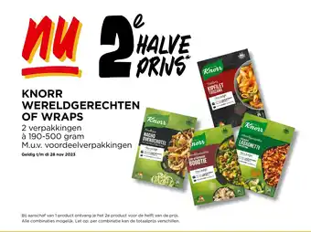 Jumbo KNORR WERELDGERECHTEN OF WRAPS aanbieding