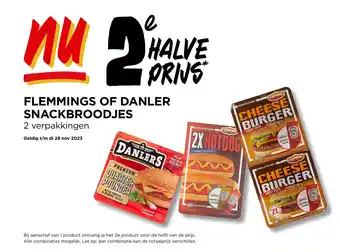 Jumbo FLEMMINGS OF DANLER SNACKBROODJES aanbieding