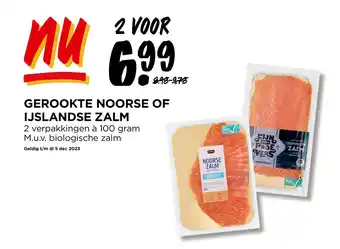 Jumbo GEROOKTE NOORSE OF IJSLANDSE ZALM 100g aanbieding
