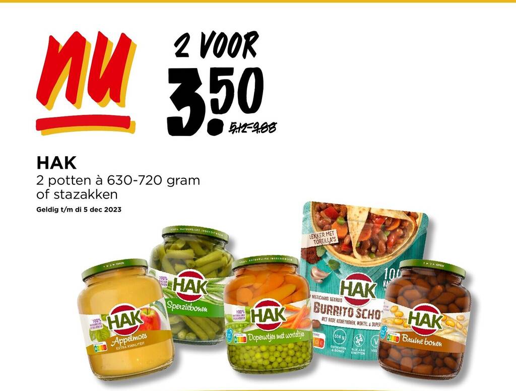 aanbieding hak