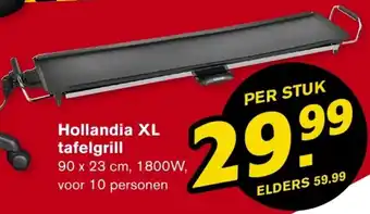 Hoogvliet Hollandia XL tafelgrill aanbieding