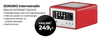 EP Beerepoot SONORO Internetradio (RELAX INTERNET RADIO) aanbieding