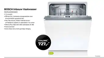 EP Beerepoot BOSCH Inbouw Vaatwasser (SMV4EBX25E) aanbieding