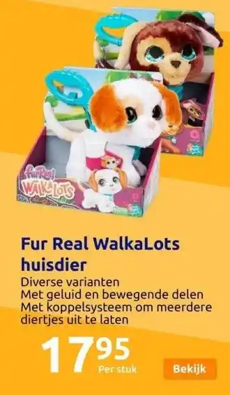 Action Fur real walkalots huisdier aanbieding