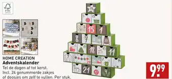 ALDI HOME CREATION Adventskalender aanbieding