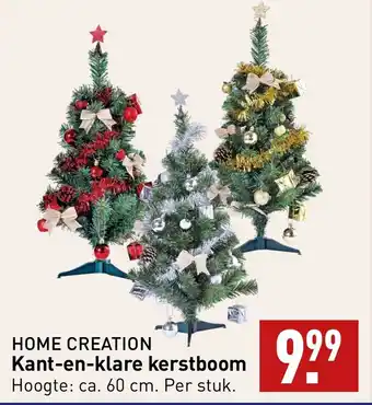 ALDI HOME CREATION Kant en klare kerstboom aanbieding