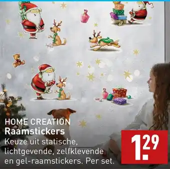 ALDI HOME CREATION Raamstickers aanbieding