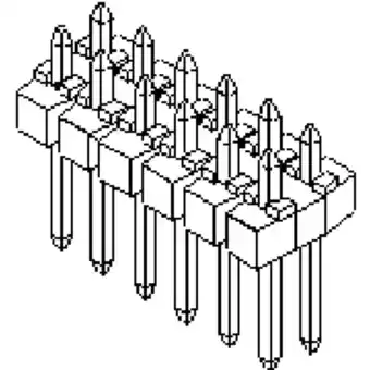 Conrad Molex aantal rijen: 2 901310140 1 stuk(s) tray aanbieding