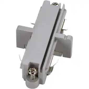 Conrad Slv 143092 230v-railsysteemcomponenten koppelstuk 1-fasig zilver-grijs aanbieding