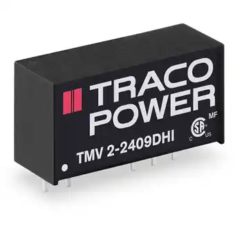 Conrad Tracopower tmv 2-2409dhi dc/dc-converter, print 24 v/dc 9 v/dc, -9 v/dc 112 ma 2 w aantal uitgangen: 2 x inhoud 1 stuk(s) aanbieding