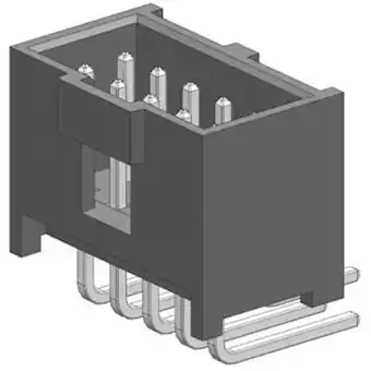 Conrad Molex 901303110 male connector met vergrendeling rastermaat: 2.54 mm totaal aantal polen: 10 aantal rijen: 2 1 stuk(s) tray aanbieding