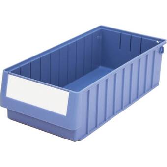 Conrad 134186 stellingbak geschikt voor levensmiddelen (b x h x d) 234 x 140 x 500 mm blauw 6 stuk(s) aanbieding